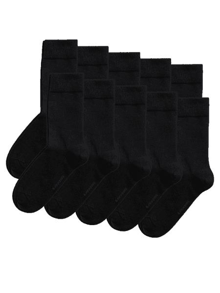 Björn Borg Essential Socks 10-pack Black, 36-40