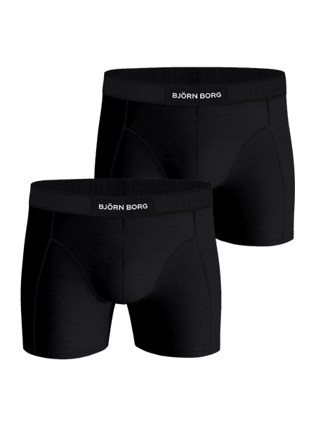 Björn Borg Lyocell Boxer 2-pack Zwart, XS
