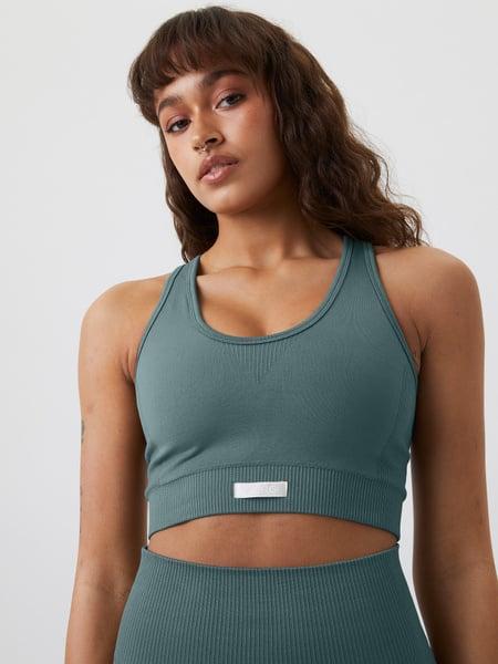 Björn Borg Studio Low Seamless Bra Green, LXL