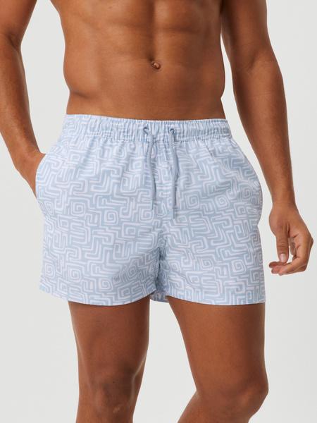 Björn Borg Borg Print Swim Shorts Bleu, M