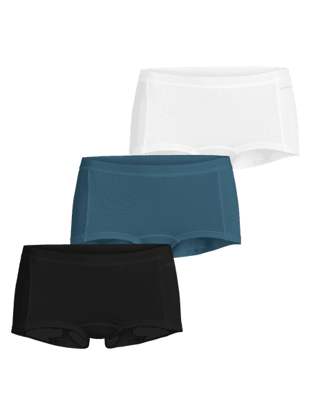 Women's 3-Pack Cotton Boxer Briefs for Daily Comfort