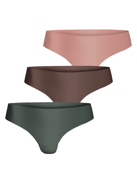 Seamless Performance Thong 3-Pack for Active Women