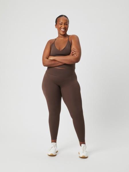 Björn Borg Studio Alice Highwaist Tights Brown, XXL