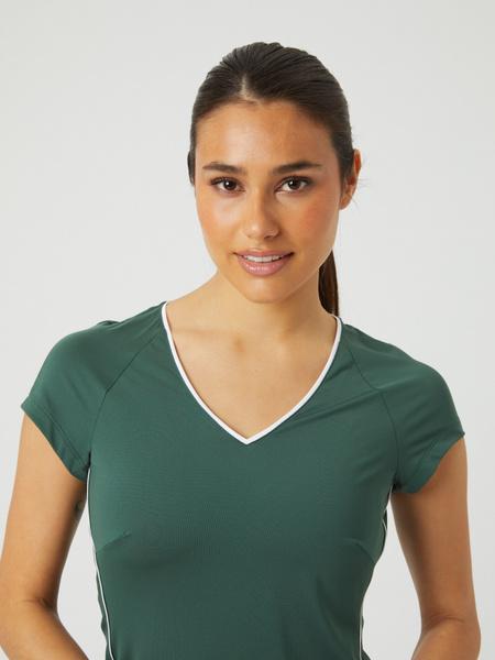 Women's Ace V-Neck Workout Top - Recycled Performance Tee