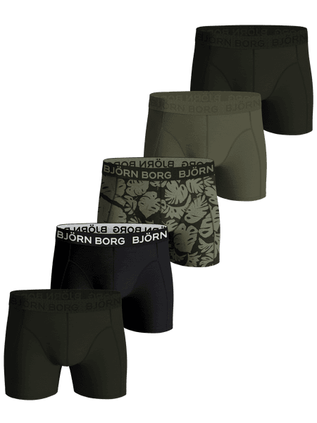 Björn Borg Cotton Stretch Boxer 5-pack Multi, XL