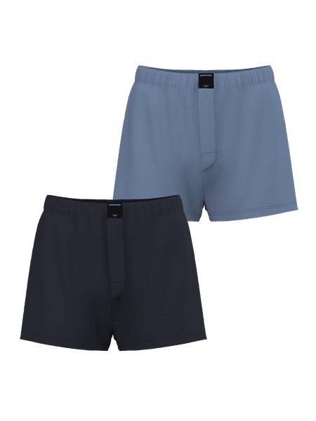 Björn Borg Cotton Stretch Woven Boxer Shorts 2-pack Blå, XS