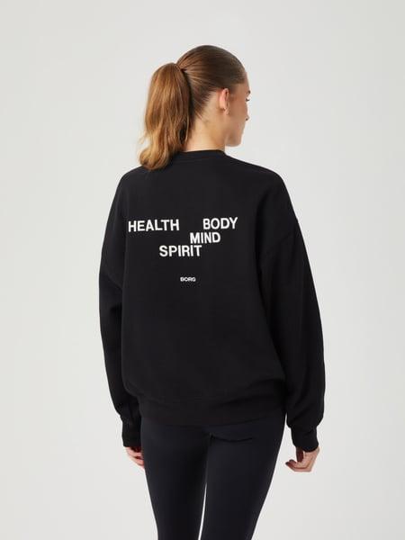 BJÖRN BORG Negro Studio Oversized Crew