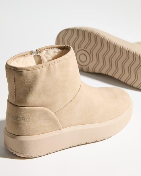 Björn Borg Women's Wooly Boots Beige, 40