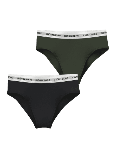 High Waist Cotton Briefs 2-Pack - Tummy Control & Everyday Support