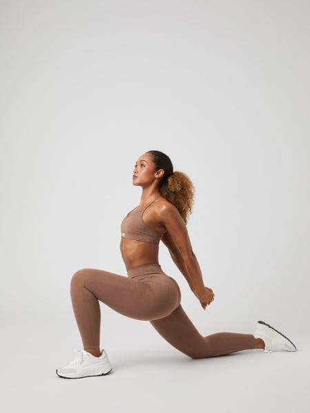 Björn Borg Studio Seamless Ribbed Tights Brown, S