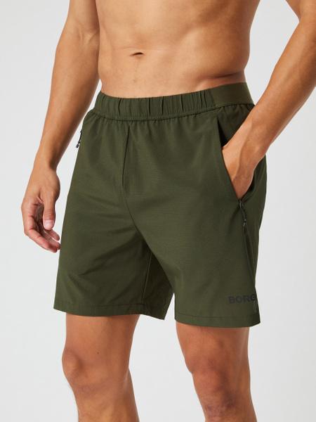 Björn Borg Borg Zip Shorts 7 Inch Groen, XL
