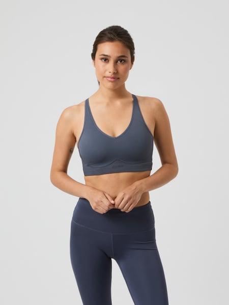 Björn Borg Borg Mid V Support Sports Bra Grey, M