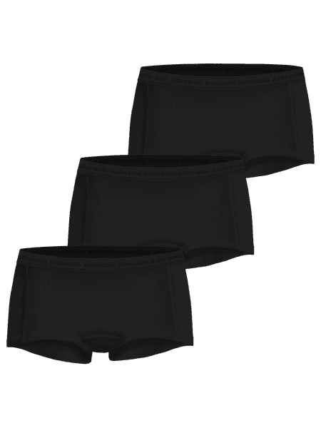 Björn Borg Everyday Cotton Boxer Shorts 3-pack Zwart, M