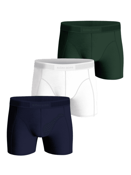Björn Borg Organic Cotton Stretch Boxers 3-pack Multi, S