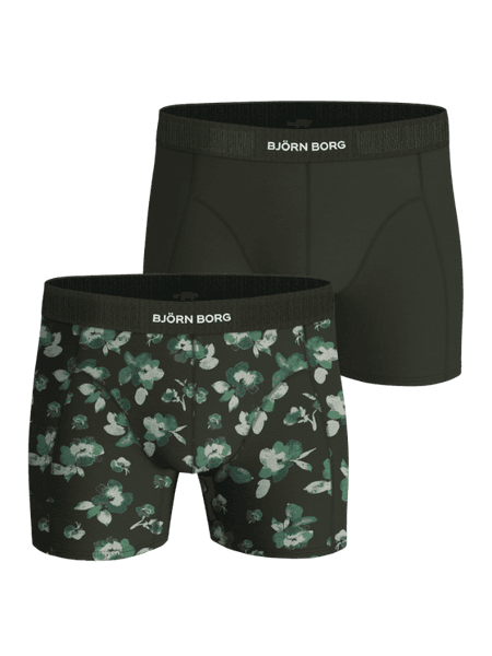 Björn Borg Organic Cotton Stretch Boxers 2-pack Groen, XL