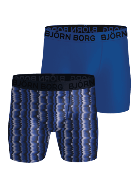 Björn Borg Sports Microfiber Boxers 2-pack Blauw, XXL