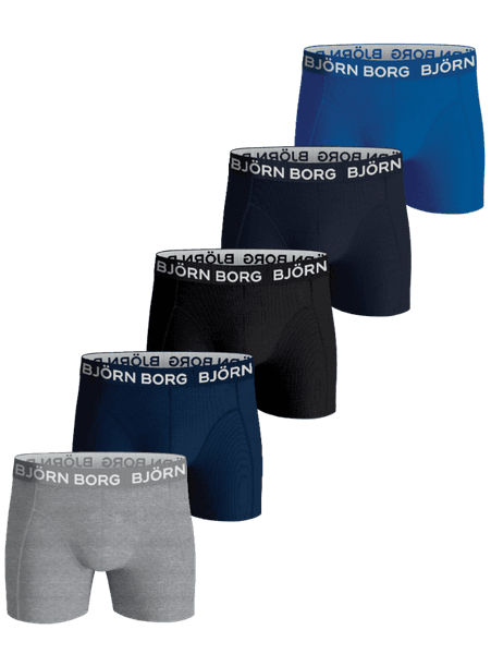 Björn Borg Cotton Stretch Boxers 5-pack Multi, 158-164