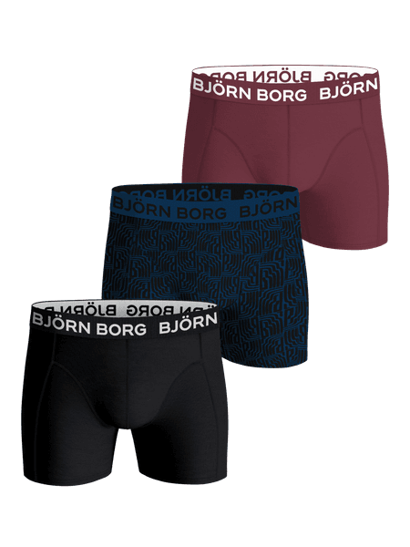 Björn Borg Cotton Stretch Boxers 3-pack Multi, 158-164
