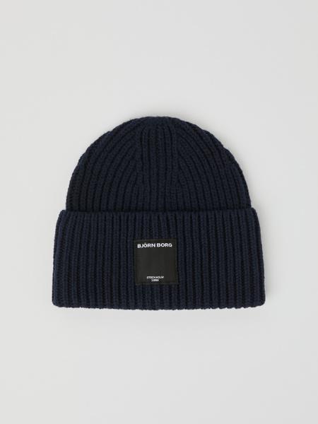 Björn Borg Centre Knit Beanie Navy