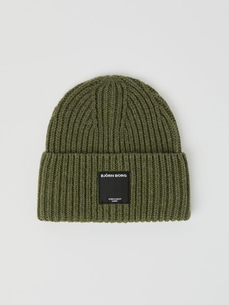 Björn Borg Centre Knit Beanie Green