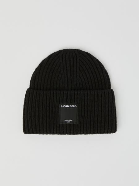 Björn Borg Centre Knit Beanie Zwart
