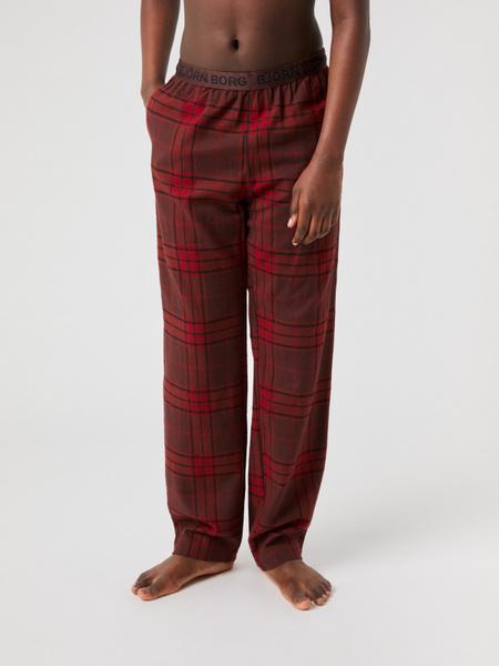Björn Borg Core Flannel Pyjama Pants Red, 134-140