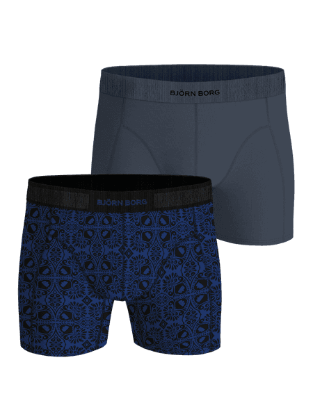 Björn Borg Organic Cotton Stretch Boxers 2-pack Blå, L