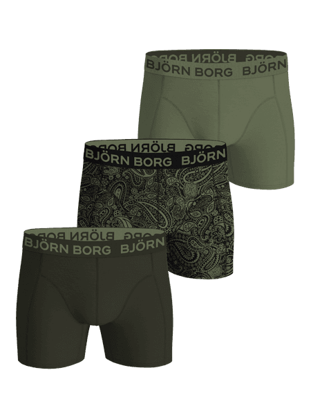 Björn Borg Bamboo Boxers 3-pack Green, XL