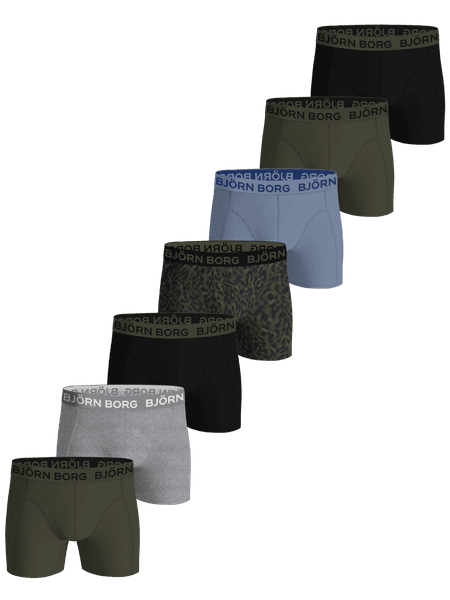 Björn Borg Cotton Stretch Boxers 7-pack Multi, 134-140