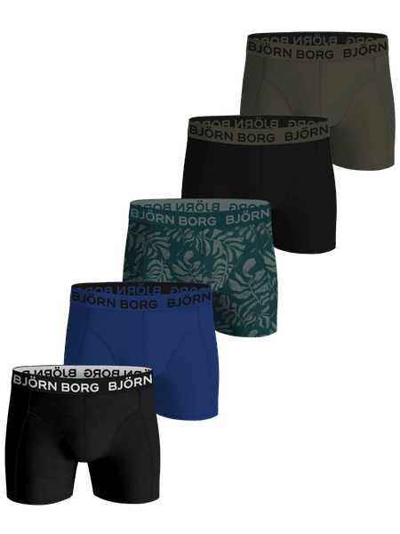 Björn Borg Cotton Stretch Boxers 5-pack Multi, 146-152