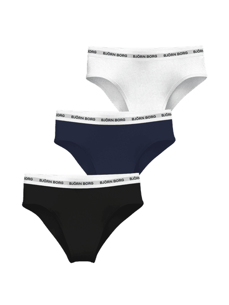 Björn Borg Logo Highwaist Briefs 3-pack Multi, XL