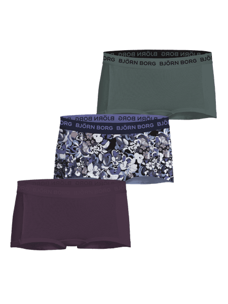 Björn Borg Cotton Stretch Boxers Shorts 3-pack Multi, 146-152