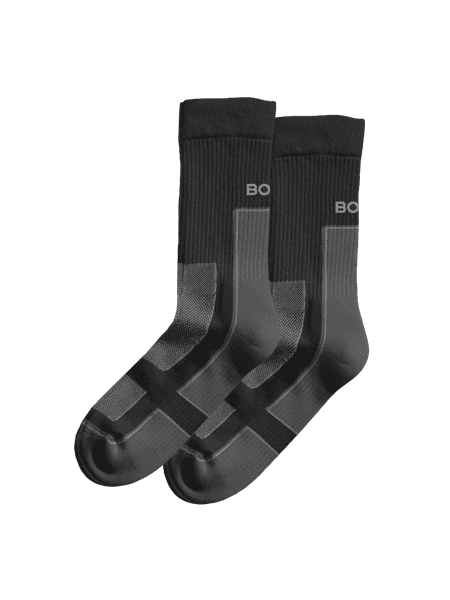 Björn Borg Performance Crew Socks 2-pack Black, 43-46