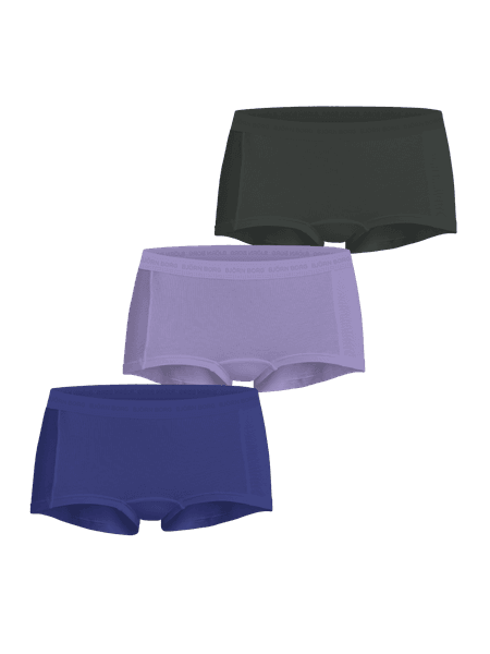 Björn Borg Everyday Cotton Boxers Shorts 3-pack Blue, M