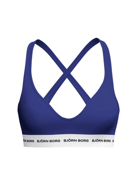 Björn Borg Logo Bralette Blue, XXL