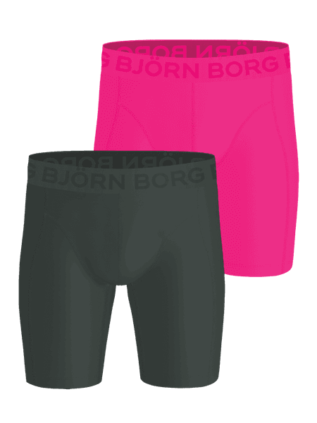 Björn Borg Sports Lightweight Long Boxers 2-pack Green, M