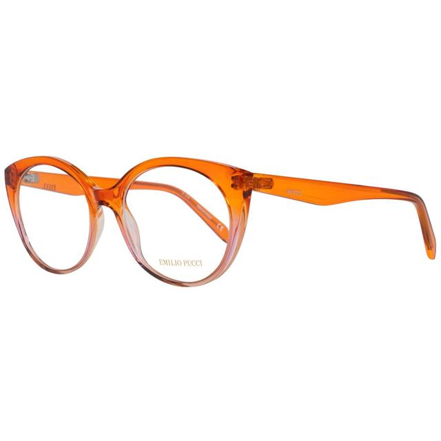 Emilio Pucci Orange Plastic Glasses Women's (Frames)