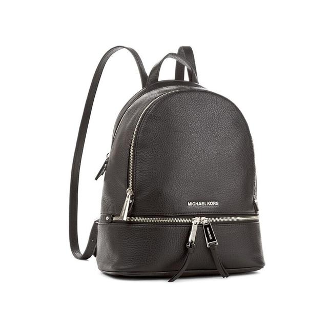 Michael Kors Black Leather Women's Backpack