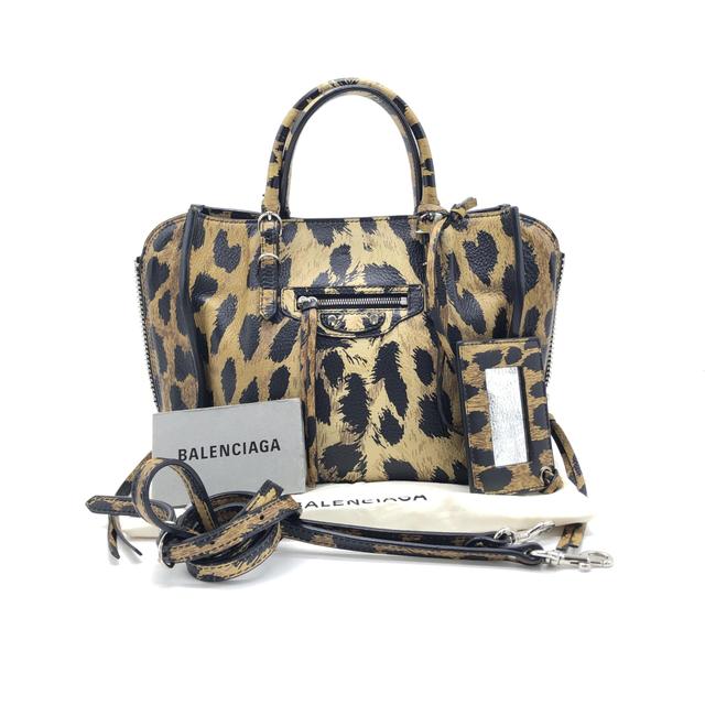 Balenciaga Mini Leopard Print Classic City Women's Bag (Pre-Owned)