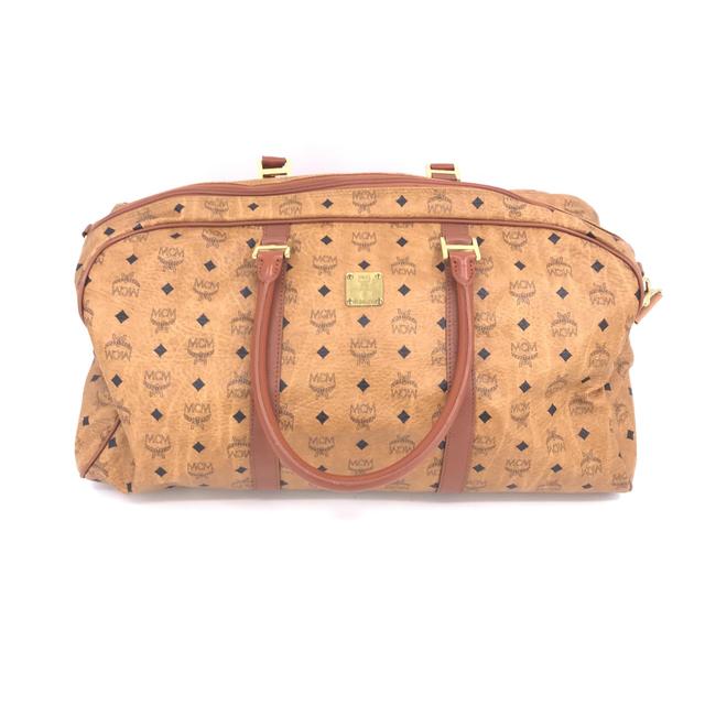 MCM Vintage Monogram Travel Duffle Women's Bag (Pre-Owned)