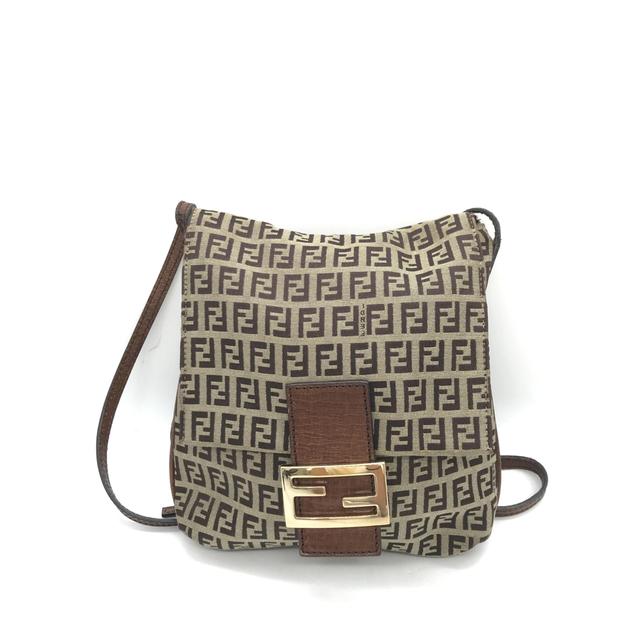 Fendi Zucchino Pattern Crossbody Women's Bag (Pre-Owned)