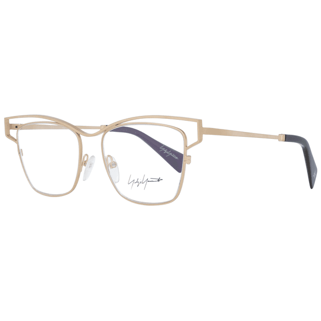 Yohji Yamamoto Gold Titanium Glasses Women's (Frames)
