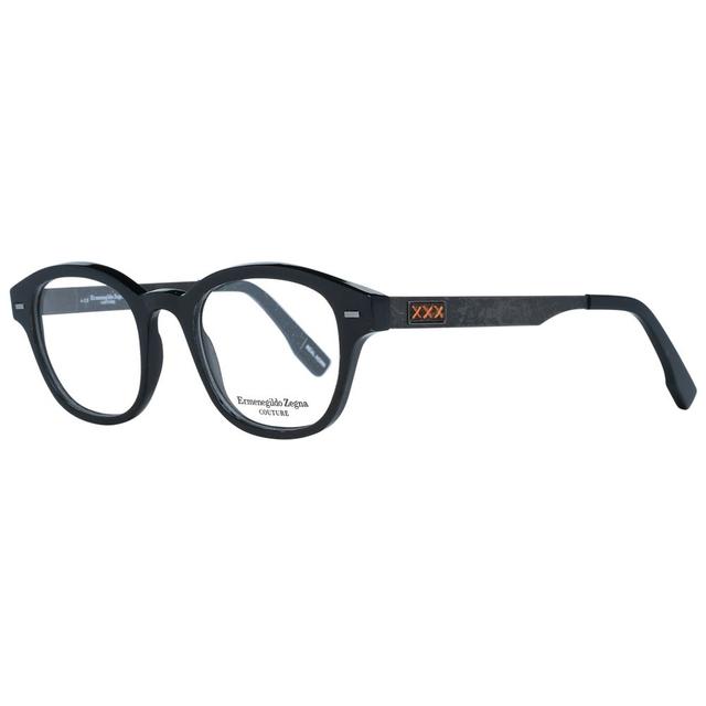 Ermenegildo Zegna Black Horn Glasses Men's (Frames)