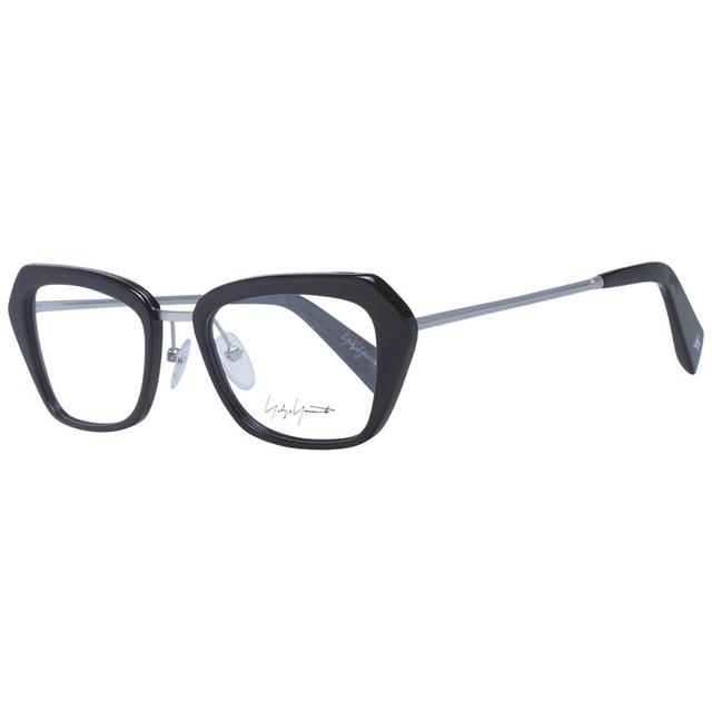Yohji Yamamoto Black Metal & Plastic Glasses Women's (Frames)