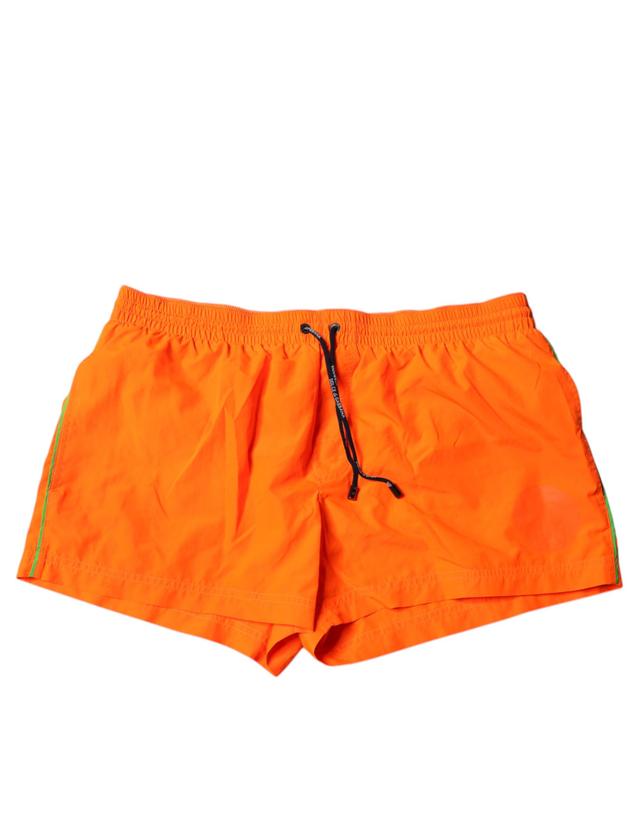 Dolce & Gabbana Orange Polyester Beachwear Shorts 2Pc Men's Swimwear (Pre-Owned)