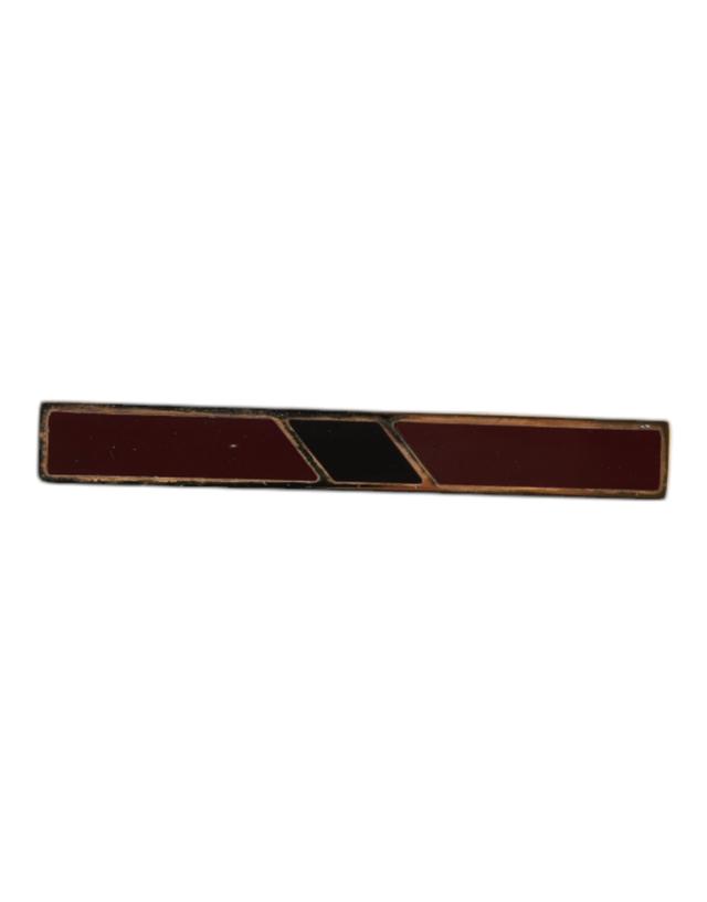 Dolce & Gabbana Multicolor Gold Tone Brass Tie Clip Men's Bar