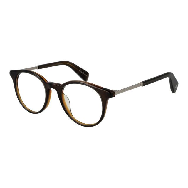Yohji Yamamoto Brown Plastic Glasses Men's (Frames)