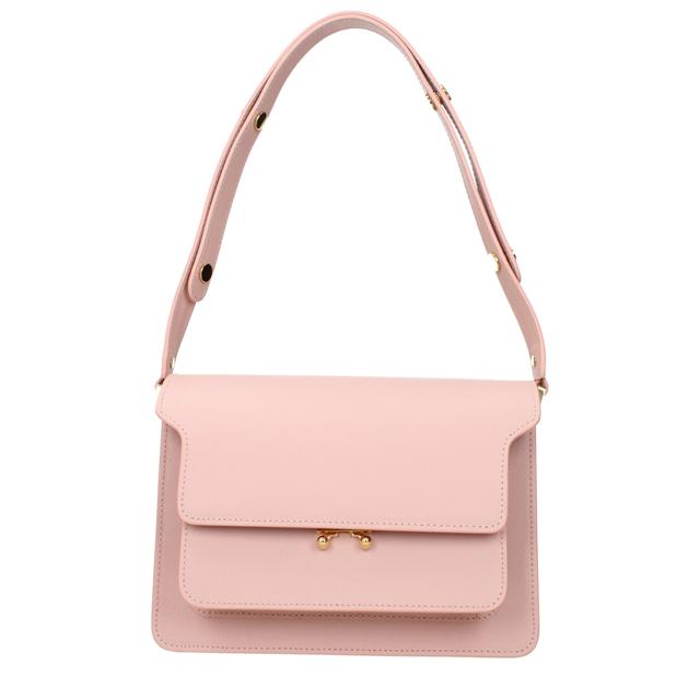 Marni Pink Leather Shoulder Women's Bag