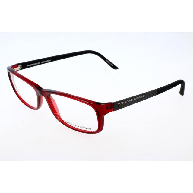 Porsche Design Red Acetate Glasses Women's (Frames)