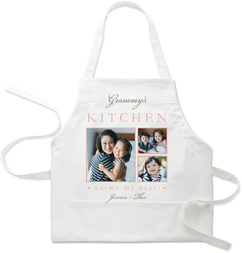 Aprons: Warms My Heart, Adult, Pink, light pink